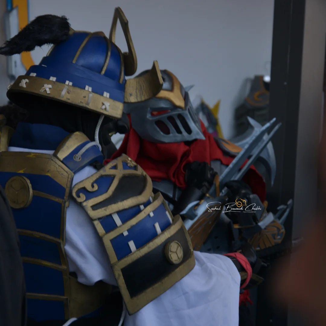 Samurai e Zed nos bastidores